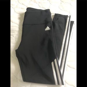 Adidas climalite full length 3 stripe legging